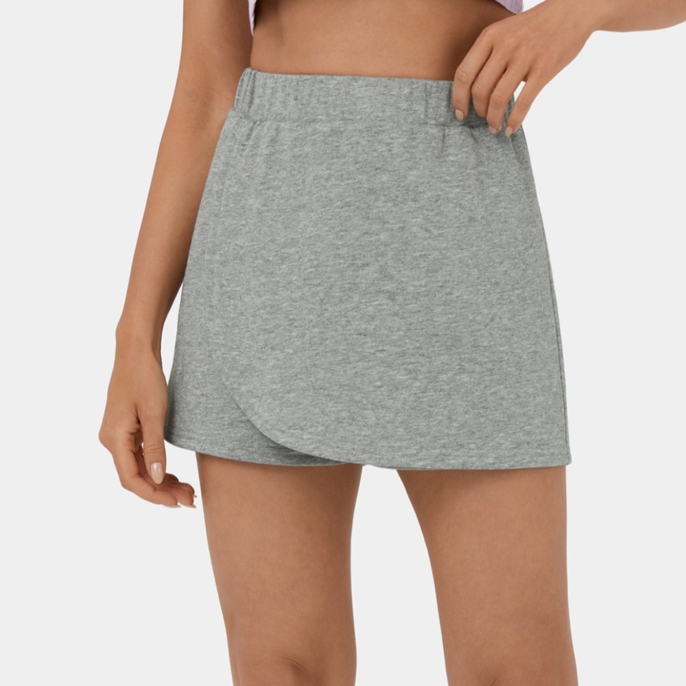 High waisted casual cotton skort 2.5 in inseam size small